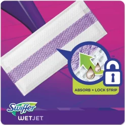 WetJet 11.3 in. x 5.4 in. System Cloth Refills - White (24-Piece/Box, 4 Boxes/Carton) Cleaning & Janitorial Supplies