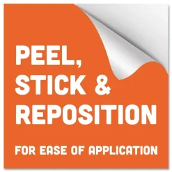 Online BeSafe 9 in. x 6 in. Please Wipe Down All Surfaces You Touch Messaging Repositionable Wall/Door Signs - White (30/Carton) Floor Signs