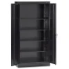 Clearance 30 in. x 18 in. x 72 in. Assembled High Standard Cabinet - Black Office Furniture & Lighting