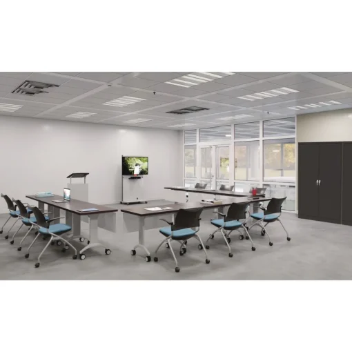 New 48 in. x 24 in. x 78 in. Jumbo Combination Steel Storage Cabinet - Black Office Furniture & Lighting