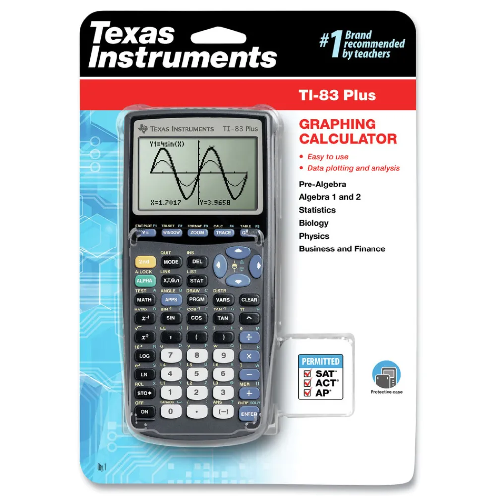 Best TI-83Plus 10-Digit LCD Programmable Graphing Calculator Office Electronics & Batteries