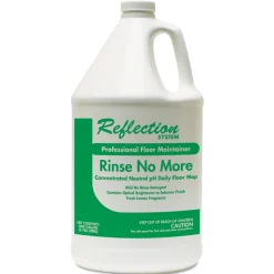 Hot 1 gal. Bottle Rinse-No-More Floor Cleaner - Lemon Scent (4/Carton) Cleaning & Janitorial Supplies