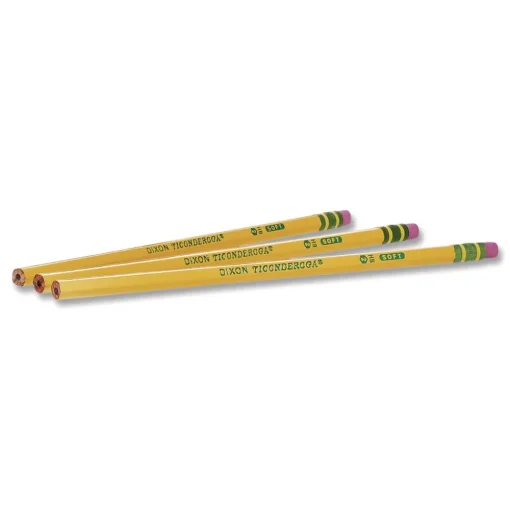 Hot B (No. 1) Pencils - Black Lead/Yellow Barrel (1-Dozen) Pens, Pencils & Markers