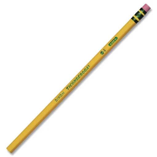 Hot F (No. 2.5) Pencils - Black Lead/Yellow Barrel (1-Dozen) Pens, Pencils & Markers