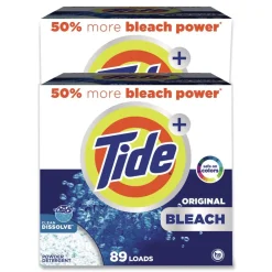 Best 129 oz 80 Loads Laundry Detergent with Bleach - Original Scent (2/Carton) Cleaning & Janitorial Supplies