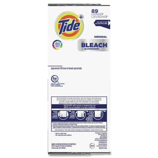 Best 129 oz 80 Loads Laundry Detergent with Bleach - Original Scent (2/Carton) Cleaning & Janitorial Supplies