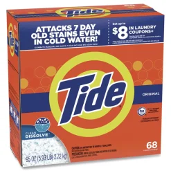 Clearance 85 oz HE Powder Laundry Detergent - Original Scent (3/Carton) Cleaning & Janitorial Supplies