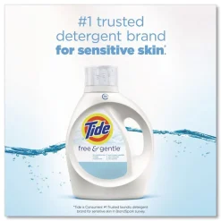 Free and Gentle 132 oz HE Compatible Liquid Laundry Detergent (4/Carton) Cleaning & Janitorial Supplies