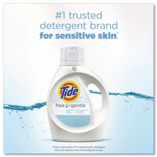 Free and Gentle 132 oz HE Compatible Liquid Laundry Detergent (4/Carton) Cleaning & Janitorial Supplies