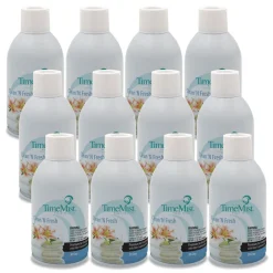 Clearance 6.6 oz. Aerosol Spray Premium Metered Air Freshener Refill - Clean N Fresh (12/Carton) Odor Control