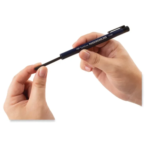 New 4.4 millimeter Mechanical Wax-Based Marking Pencil Refills - Black (10/Box) Pens, Pencils & Markers