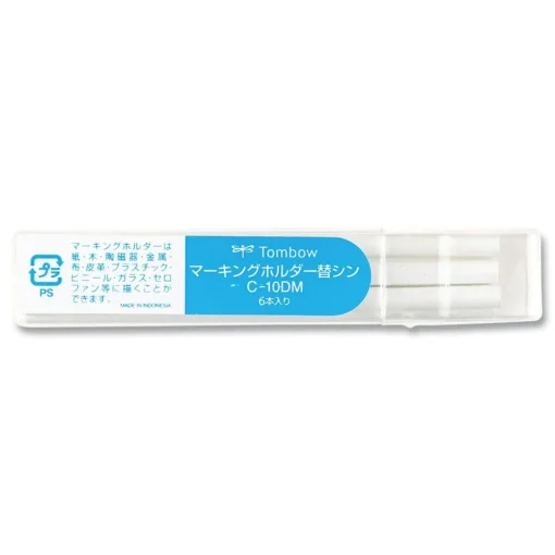 Outlet 4.4 millimeter Mechanical Wax-Based Marking Pencil Refills - White (10/Box) Pens, Pencils & Markers
