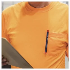 Clearance 4.4 millimeter Wax-Based Marking Pencil - Red Wax/Navy Blue Barrel (10/Box) Pens, Pencils & Markers