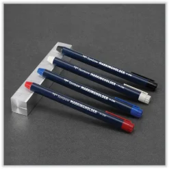Clearance 4.4 millimeter Wax-Based Marking Pencil - Red Wax/Navy Blue Barrel (10/Box) Pens, Pencils & Markers