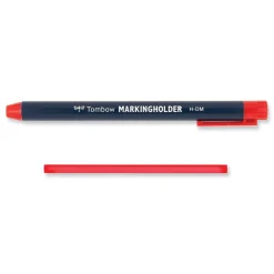 Clearance 4.4 millimeter Wax-Based Marking Pencil - Red Wax/Navy Blue Barrel (10/Box) Pens, Pencils & Markers