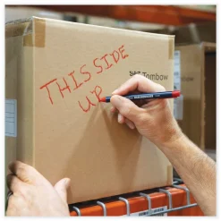 Clearance 4.4 millimeter Wax-Based Marking Pencil - Red Wax/Navy Blue Barrel (10/Box) Pens, Pencils & Markers