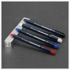 Outlet 4.4 mm Wax-Based Marking Pencil - Black Wax, Navy Blue Barrel (10/Box) Pens, Pencils & Markers