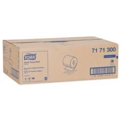 New 7171300 7.5 in. x 800 ft. Universal Notched Hand Towel Roll - Natural (6 Rolls/Carton) Cleaning & Janitorial Supplies