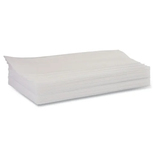 Online 192815 13 in. x 21 in. 1-Ply 2 in 1 Wiper - White (120/Carton) Cleaning & Janitorial Supplies