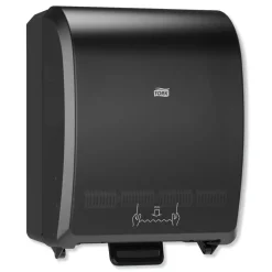 Outlet 772828 12.32 in. x 9.32 in. x 15.95 in. Mechanical Hand Towel Roll Dispenser for H80 System - Black Cleaning & Janitorial Supplies
