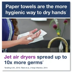 Best 552520 14.57 in. x 3.98 in. x 28.74 in. PeakServe Continuous Hand Towel Dispenser - White Paper & Dispensers