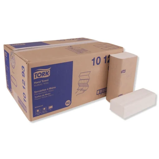 Outlet 101293 9.13 x 9.5 2-Ply Multifold Paper Towels - White (189/Pack, 16 Packs/Carton) Paper & Dispensers