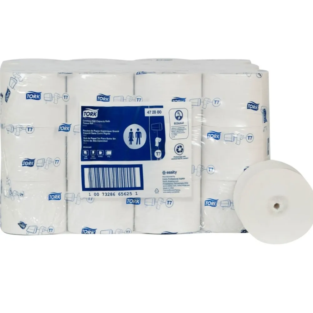 Outlet 472880 Advanced 2-Ply Coreless High Capacity Bath Tissue - White (36/Carton) Paper & Dispensers