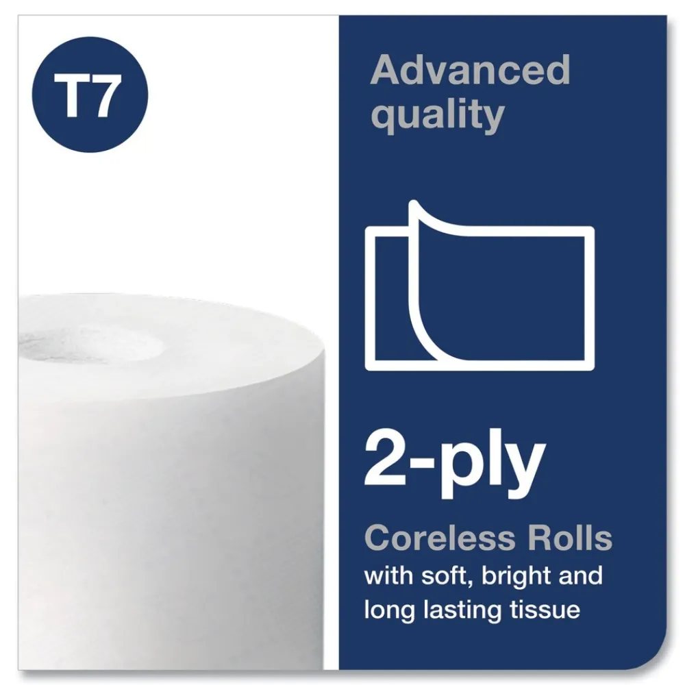 Outlet 472880 Advanced 2-Ply Coreless High Capacity Bath Tissue - White (36/Carton) Paper & Dispensers