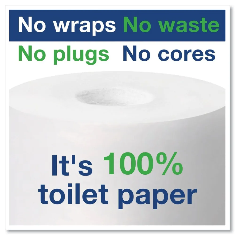 Outlet 472880 Advanced 2-Ply Coreless High Capacity Bath Tissue - White (36/Carton) Paper & Dispensers