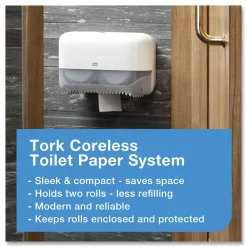 Outlet 472880 Advanced 2-Ply Coreless High Capacity Bath Tissue - White (36/Carton) Paper & Dispensers