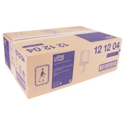 121204 Centerfeed 7.6 x 11.8 2-Ply Hand Towel - White (6/Carton) Paper & Dispensers
