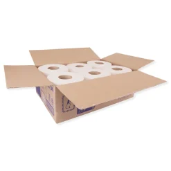 121204 Centerfeed 7.6 x 11.8 2-Ply Hand Towel - White (6/Carton) Paper & Dispensers