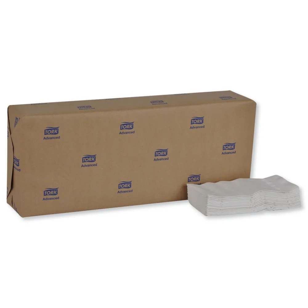 Discount 15 in. x 16.25 in. 2-Ply 1/8-Fold Advanced Dinner Napkins - White (3000/Carton) Paper & Dispensers