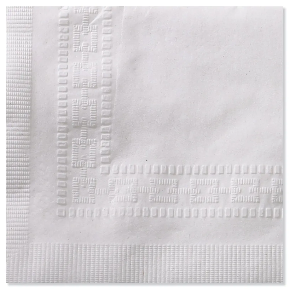 Best 15 in. x 17 in. 2-Ply 1/8-Fold Advanced Dinner Napkins - White (2800/Carton) Paper & Dispensers