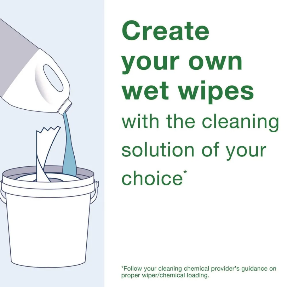 Clearance 8.5 in. x 7 in. x 7 in. Chem-Ready Buckets - White (5/Carton) Cleaning & Janitorial Supplies