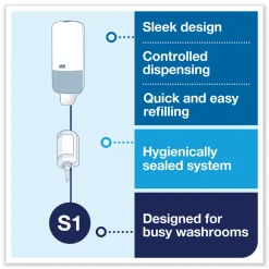 4.4 in. x 4.5 in. x 11.5 in. Elevation Liquid Skincare Dispenser - White Skin Care & Personal Hygiene