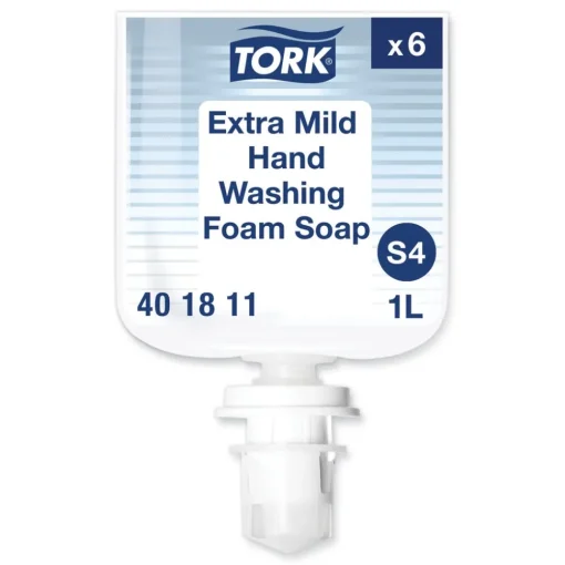 Best 401811 1L Refill Unscented Extra Mild Foam Soap (6/Carton) Skin Care & Personal Hygiene