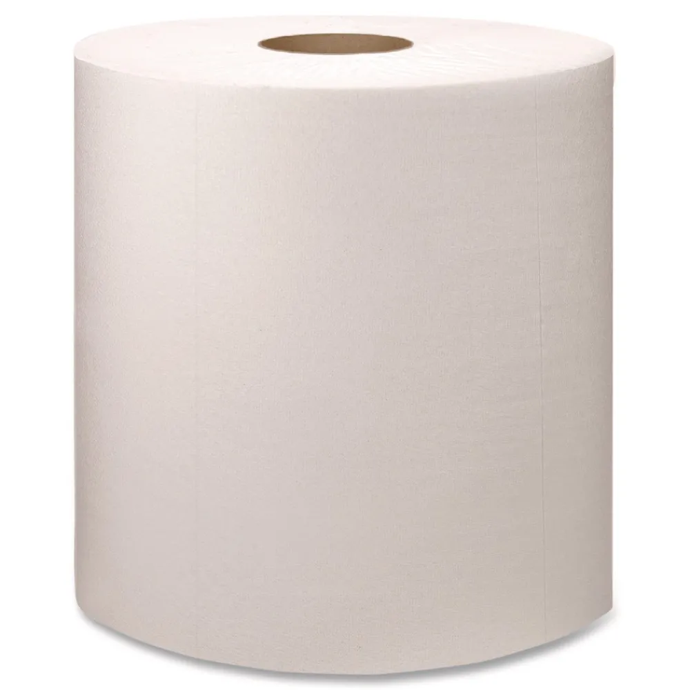 Sale 500105 1-Ply 9 in. x 12.4 in. Light Duty Cleaning Cloth Giant Roll - White (1/Carton) Paper & Dispensers