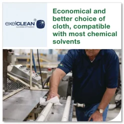 Sale 500105 1-Ply 9 in. x 12.4 in. Light Duty Cleaning Cloth Giant Roll - White (1/Carton) Paper & Dispensers