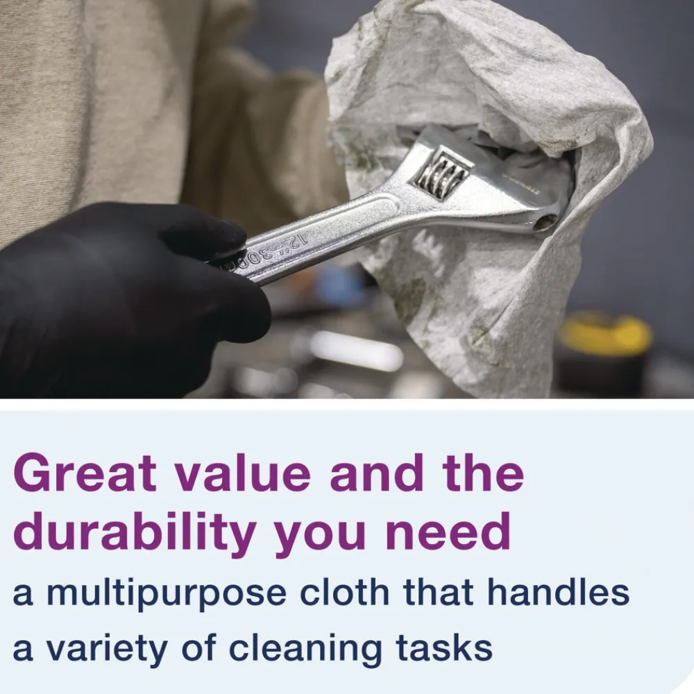 Sale 500176 1-Ply 8.3 in. x 16.1 in. Light Duty Cleaning Cloth Pop Up Box - White (10/Carton) Cleaning & Janitorial Supplies