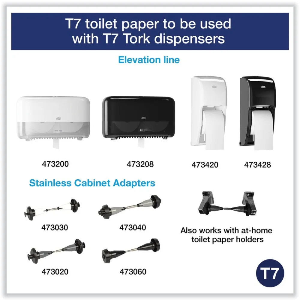 Discount 472884 2-Ply Coreless High Capacity Bath Tissue - White (36/Carton) Paper & Dispensers