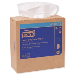 Outlet 1 Ply Heavy-Duty Paper Wiper - Unscented, White (900/Carton) Paper & Dispensers