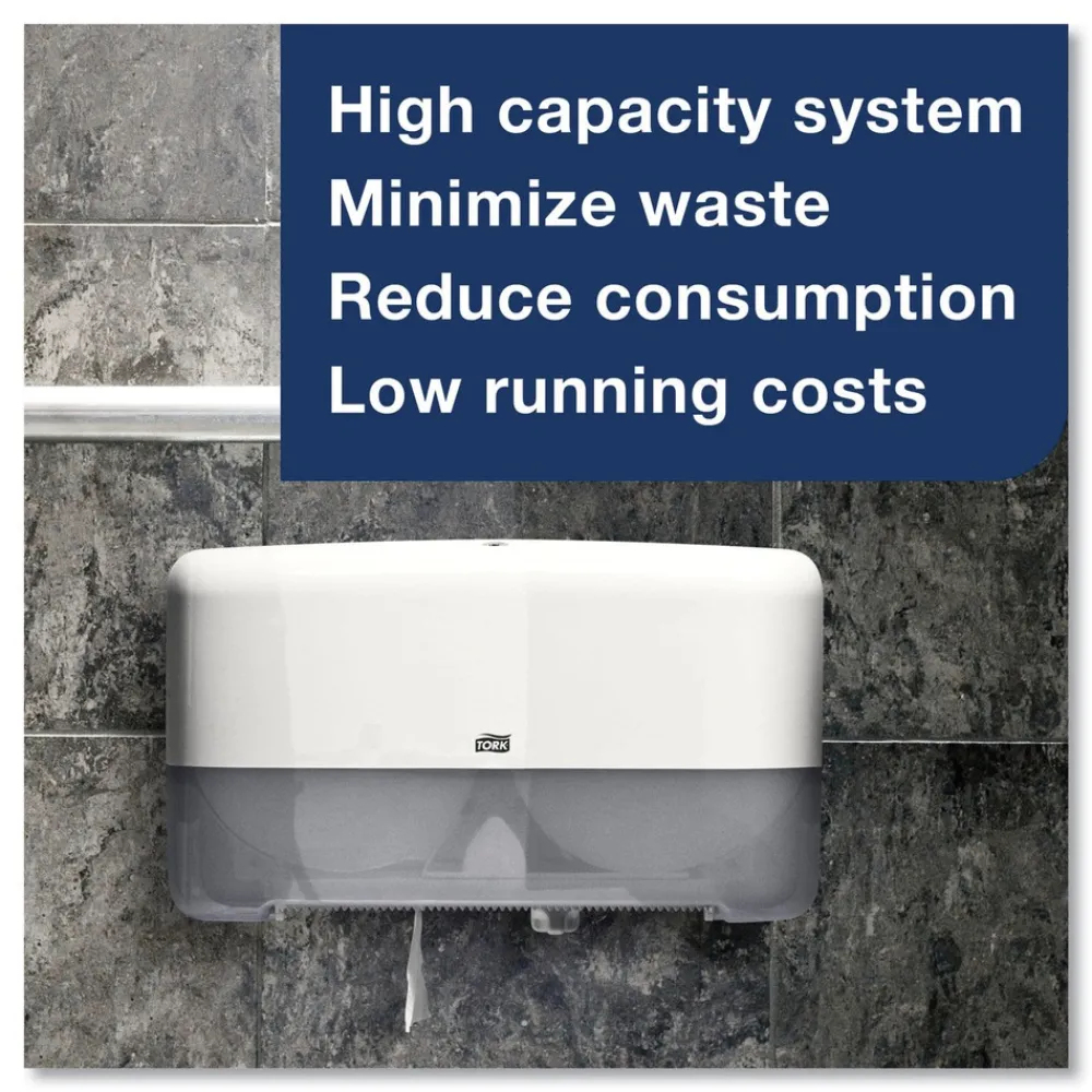 Hot Advanced 3.48 in. x 751 ft. 2-Ply Septic Safe Mini-Jumbo Roll Bath Tissue - White (12/Carton) Paper & Dispensers