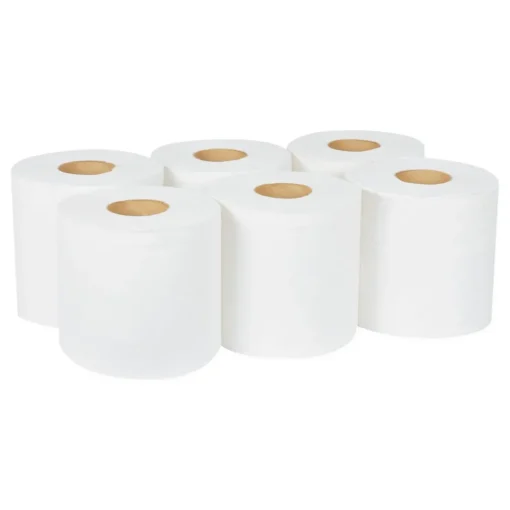 Sale Centerfeed 7.6 x 11.75 2-Ply Hand Towel - White (6/Carton) Paper & Dispensers