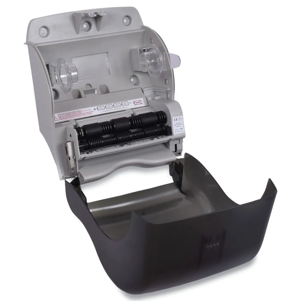 Hot 86ECO 11.78 in. x 9.12 in. x 14.39 in. Electronic Translucent Smoke Hand Towel Dispenser Paper & Dispensers