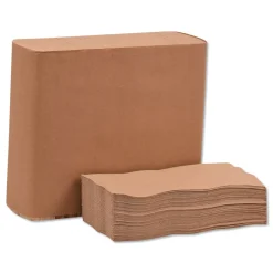 Sale N5186 1-Ply 15 in. x 17 in. Universal One-Ply Dinner Napkins - Natural (12/Carton) Paper & Dispensers