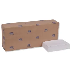 Discount NP7380A 3-Ply 17 in. x 16.125 in. 1/8 in. Fold Advanced Dinner Napkin - White (1740/Carton) Paper & Dispensers