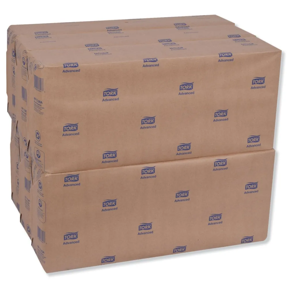 Discount NP7380A 3-Ply 17 in. x 16.125 in. 1/8 in. Fold Advanced Dinner Napkin - White (1740/Carton) Paper & Dispensers