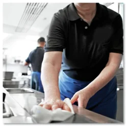 Sale 1-Ply 9 in. x 10.5 in. Basic Paper Wiper - White (24/Carton) Paper & Dispensers