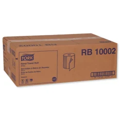 Online RB10002 Hardwound 7.88 in. x 1000 ft. Roll Towels - White (6 Rolls/Carton) Paper & Dispensers